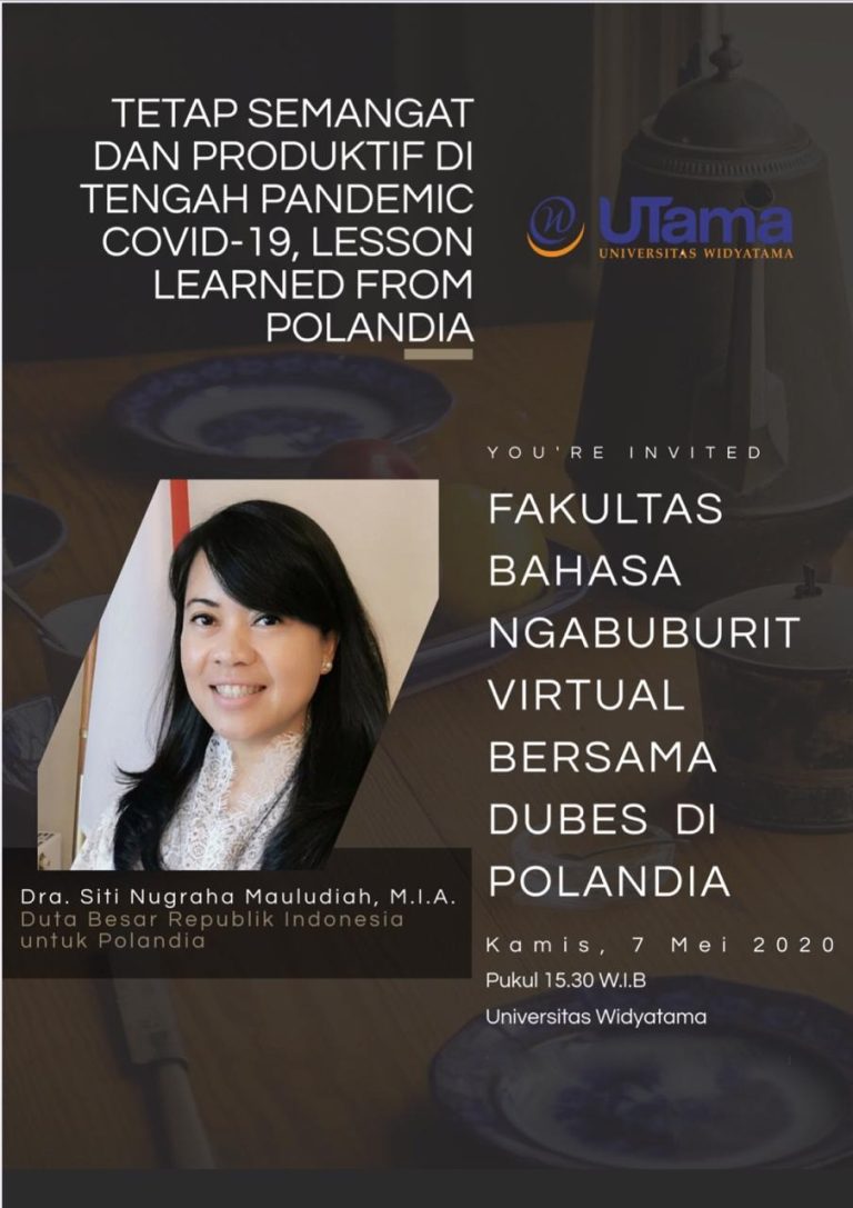 Ngabuburit Virtual Bersama Dubes Indonesia di Polandia